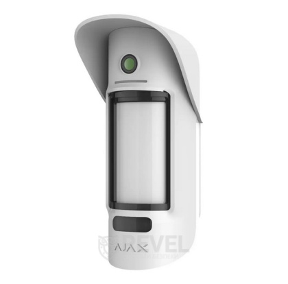 Уличный датчик движения с фотокамерой, продвинутой защитой от маскирования и иммунитетом к животным Ajax MotionCam Outdoor white