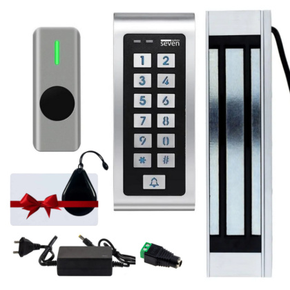 Комплект Wi-Fi контроля доступа с электромагнитным замком SEVEN SKD-KIT-EMG10 (мобильное приложение Tuya Smart)