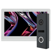 10" IPS видеодомофон + FullHD видеопанель Slinex Nexo 10 Kit White (программная детекция движения и запись видео)