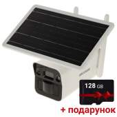 4Мп 4G IP камера відеоспостереження із сонячною панеллю, аналітикою та двостороннім звуком Hikvision DS-2XS2T41G1-ID/4G/C05S07 (4мм)