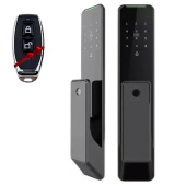 Умный дверной биометрический замок SEVEN LOCK SL-7775BF black