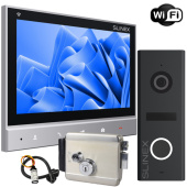 Комплект WiFi FHD домофона с электромеханическим замком Slinex Home SK 7 Cloud (дозвон на телефон, Slinex Smart Call)