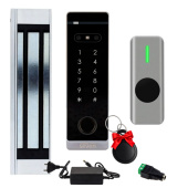 Биометрический контроль доступа с магнитным замком SKD-KIT-EMG36 (Face ID, отпечаток пальца, брелок, ПИН-код, приложение Oji Smart)