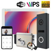 Wi-Fi видеодомофон с замком для частного дома Slinex Nexo 7 Cloud Home Kit White (мобильное приложение, запись видео)