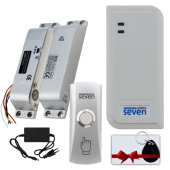Комплект контролю доступу з електроригельним замком SEVEN SKD-KIT-ER1 (на металопластикові двері)