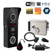 Комплект Wi-Fi видеопанели и электромеханического замка SEVEN SKD-KIT-EM8 (контроль доступа с управлением с телефона)