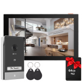 IP комплект Smart Wi-Fi видеодомофона с управлением с мобильного приложения Ezviz CS-HP5 (2MP) + SD карта 64Гб в подарок