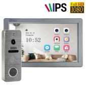 Комплект FHD IPS 7" відеодомофону та FHD панелі виклику SEVEN DP-7570 FHD KIT Grey