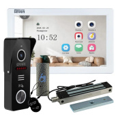 7-дюймовий IPS домофон з магнітним замком для вуличної установки SEVEN DP-7570 FHD WP Kit (вологозахист IP66/IP68)