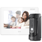 Комплект 7" IP WiFi Android домофона и антивандальной панели вызова Hikvision DS-AWF93-VP-KIT (мобильное приложение и удаленный доступ)