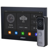 Комплект IP Wi-Fi 10" Android видеодомофона и Wi-Fi Slim панели Dahua Premium Kit (дозвон и управление с телефона)
