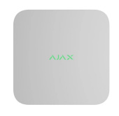 16-канальний мережевий відеореєстратор Ajax NVR DC (16-ch) white з живленням від низьковольтного джерела