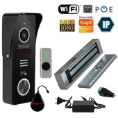 Комплект Wi-Fi відеопанелі та електромагнітного замку SEVEN SKD-KIT-EMG14 (контроль доступу з керуванням з телефону)