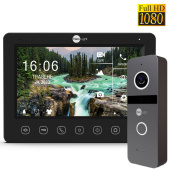 Комплект домофона с записью видео Neolight NeoKIT HD PRO Black (Kappa+ HD и SOLO FHD)