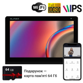 Відеодомофон 7" IPS Slinex Nexo 7 Cloud Black — переадресація виклику на мобільний додаток Slinex Smart Call