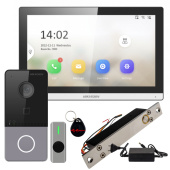 Wi-Fi домофон в офіс з електроригельним замком та системою контролю доступу Hikvision Smart Office Kit WF