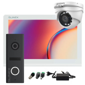 Wi-Fi 7" домофон с дополнительной камерой Slinex Nexo 7 Cloud Video Kit White (запись видео, дозвон на телефон)