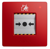 Беспроводная настенная кнопка для активации пожарной тревоги вручную Ajax Manual Call Point (Red)