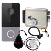 Комплект Wi-Fi відеопанелі зі зчитувачем та електромеханічного замку Hikvision DS-KV6113-EM-KIT (управління зі смартфона)