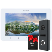 Комплект видеодомофона с детектором движения и записью видео Slinex SM-07MHD KIT white