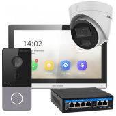 IP комплект відеоспостереження та домофону DS-WF63-TurG2-KIT — керування зі смартфона, детекція людини та авто