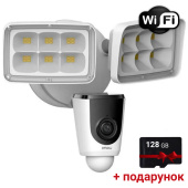2Мп IP Wi-Fi камера відеоспостереження з сиреною та прожектором Imou IPC-L26P  + картка пам'яті 128Гб у подарунок