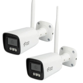 WiFi 4Мп уличное IP67 видеонаблюдение с двойной подсветкой и микрофоном SEVEN SH-C7024-4MP-KIT (Tuya Smart)