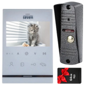 Комплект видеодомофона SEVEN DP–7542 Kit white с записью видео по движению