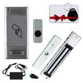 Бесконтактный NO TOUCH комплект контроля доступа с магнитным замком (280кг) SEVEN SKD-KIT-EMG6 (для металлической двери)