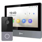 Комплект 7" IP WiFi домофона и WiFi панели вызова Hikvision DS-WF83-CR-KIT (мобильное приложение и удаленный доступ)