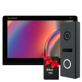 Комплект Wi-Fi відеодомофона Slinex Nexo 7 Cloud Kit Black (детекція руху та додзвон на смартфон)