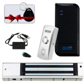 Комплект СКУД с магнитным замком (280 кг), считывателем и брелками SKD-KIT-EMG2 (white / black)