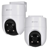 Комплект 5Мп Wi-Fi роботизированных видеокамер с панорамированием и наклоном Ezviz H8С-5MP-KIT