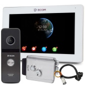 FullHD домофон в частный дом с замком BCOM BD-770FHD Kit Home (запись видео по движению)