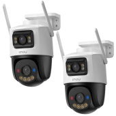 Комплект 10Мп поворотных P&T камер с двойными объективами и интеллектуальными функциями детекции Imou IPC-WED-10MP-KIT