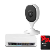 Wi-Fi 5Мп відеоспостереження із безперебійним живленням, аналітикою та двостороннім звуком Dahua DH-C5A-UPS-KIT