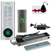 Wi-Fi биометрический контроль доступа с магнитным замком SEVEN SKD-KIT-EMG22 (уличный монтаж на калитку)