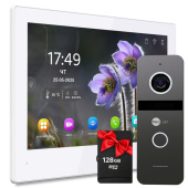 IP комплект видеодомофона NeoLight Alpha Hybrid IP Kit White (панель Solo IP) — дозвон на телефон и запись видео