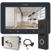 Видеодомофон для частного дома с электромеханическим замком Slinex SM-07MN Home Kit Graphite