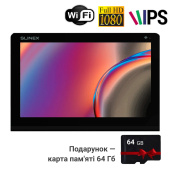 Видеодомофон 7" IPS Slinex Nexo 7 Cloud Black — переадресация вызова на мобильное приложение Slinex Smart Call