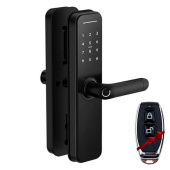 Розумний дверний біометричний замок SEVEN LOCK SL-7766BF black (без врізної частини)