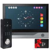 WiFi домофон та FHD відеопанель SEVEN DP-7578Kit — дозвон на телефон, AI розпізнавання людей та запис відео