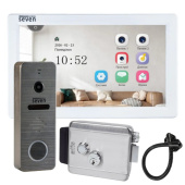 Домофон для частного дома с электромеханическим замком SEVEN DP-7570 FHD Lock Kit White