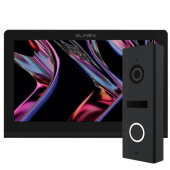 10" IPS видеодомофон + FullHD видеопанель Slinex Nexo 10 Kit Black (программная детекция движения и запись видео)