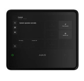 Бездротова пожежна централь Ajax EN54 Fire Hub Jeweller black з підтримкою пристроїв для захисту від вторгнення