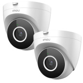 Комплект 2Мп Wi-Fi видеонаблюдения со звуком для помещения Imou IPC-2EP-2MP-KIT (Turret SE)