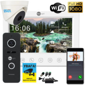 Комплект 7" Wi-Fi видеодомофона с вызывной панелью и видеокамерой NeoLight WF Cam Kit