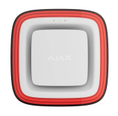 Бездротовий адресний пожежний оповіщувач світлозвуковий Ajax EN54 FireProtect (Sounder/VAD) Jeweller White