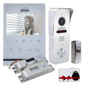 Домофон с замком на пластиковые двери — комплект контроля доступа SEVEN DP–7541 Office Kit ER