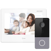 Комплект 7" IP WiFi Android домофона и WiFi панели вызова Hikvision DS-AWF93-CR-KIT (мобильное приложение и удаленный доступ)